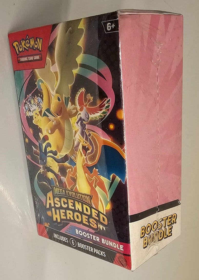 Pokémon Ascended Heroes 6-Pack Booster Bundle – Engelsk (lett emballasjeskade)