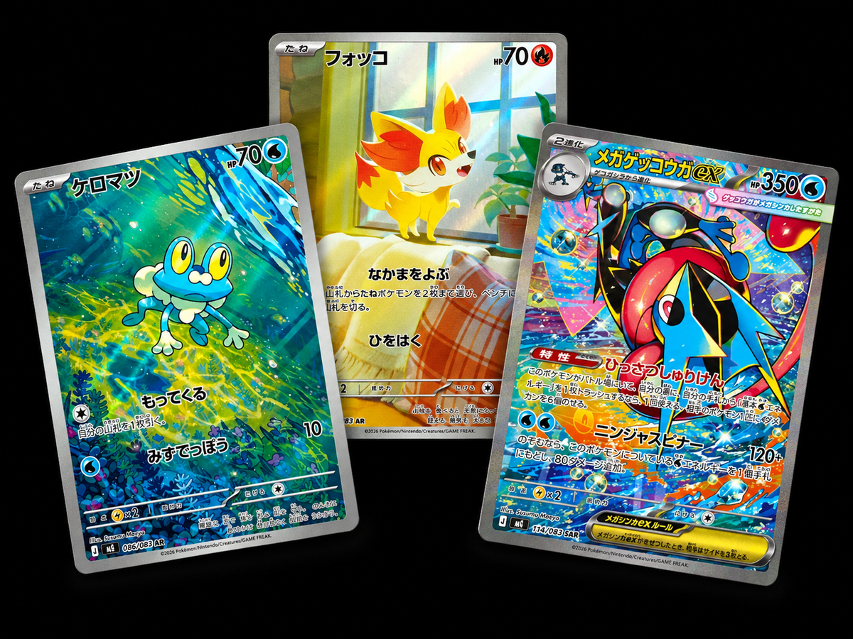 Pokémon Ninja Spinner M4 Booster – Japansk