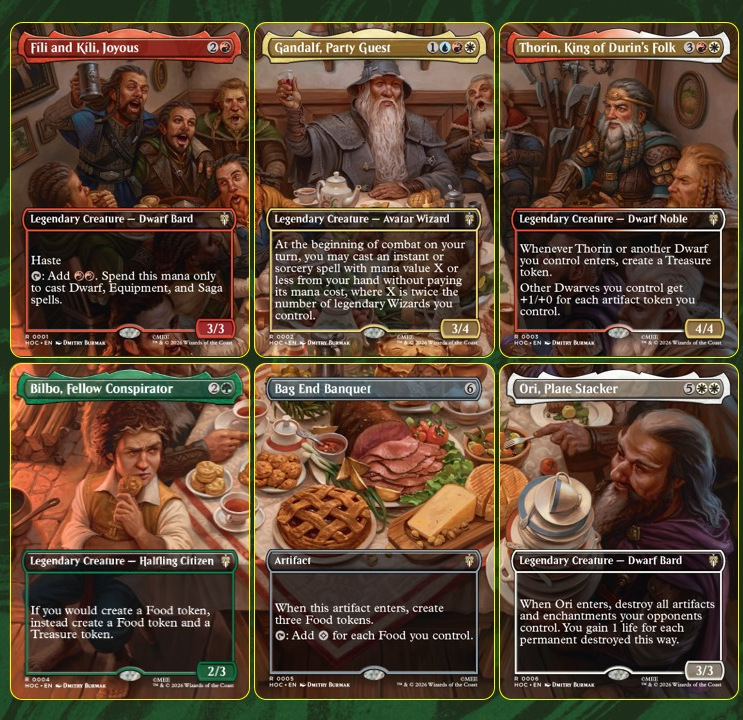 Magic: The Gathering The Hobbit Scene Box – Crack the Plates – Engelsk
