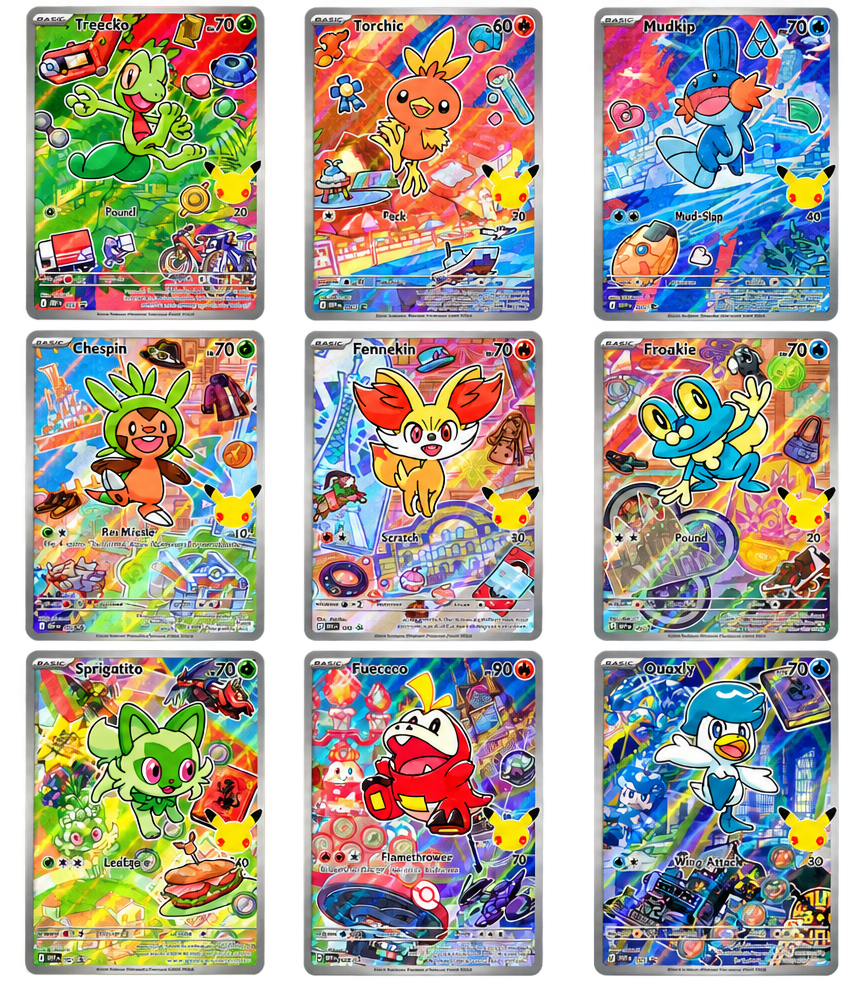Pokémon First Partner Illustration Collection – Series 3